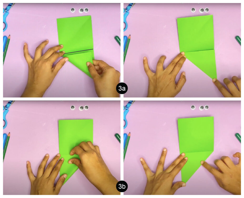 How to make a paper jumping frog (step-by-step tutorial)