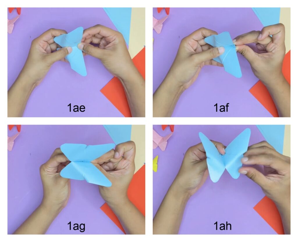 how to make paper butterfly step by step