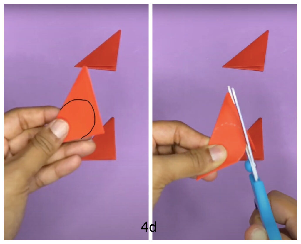 How to make a paper rose easily (make petal shape)
