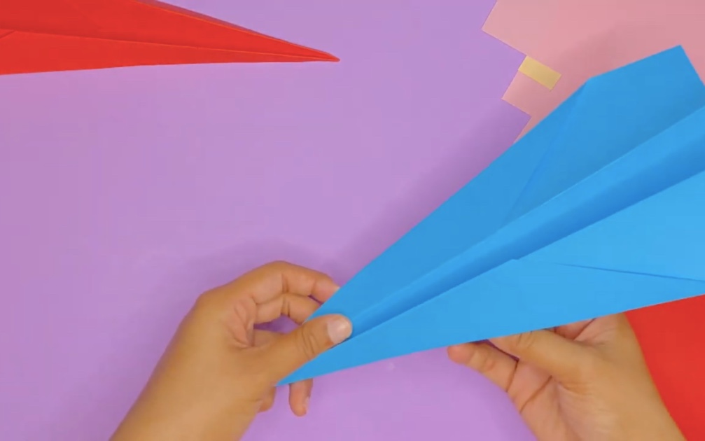 how to make a paper airplane for kids