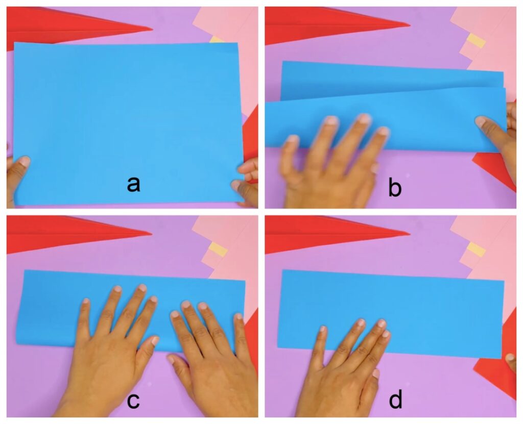 How to make a paper airplane step-by-step