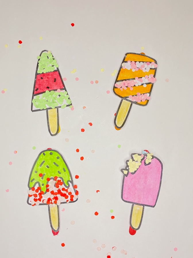 ICE CREAM CONE Kids Art Lesson Step-by-step Drawing and Watercolor Painting  Project for Beginners and Homeschool Art Class Tutorial - Etsy