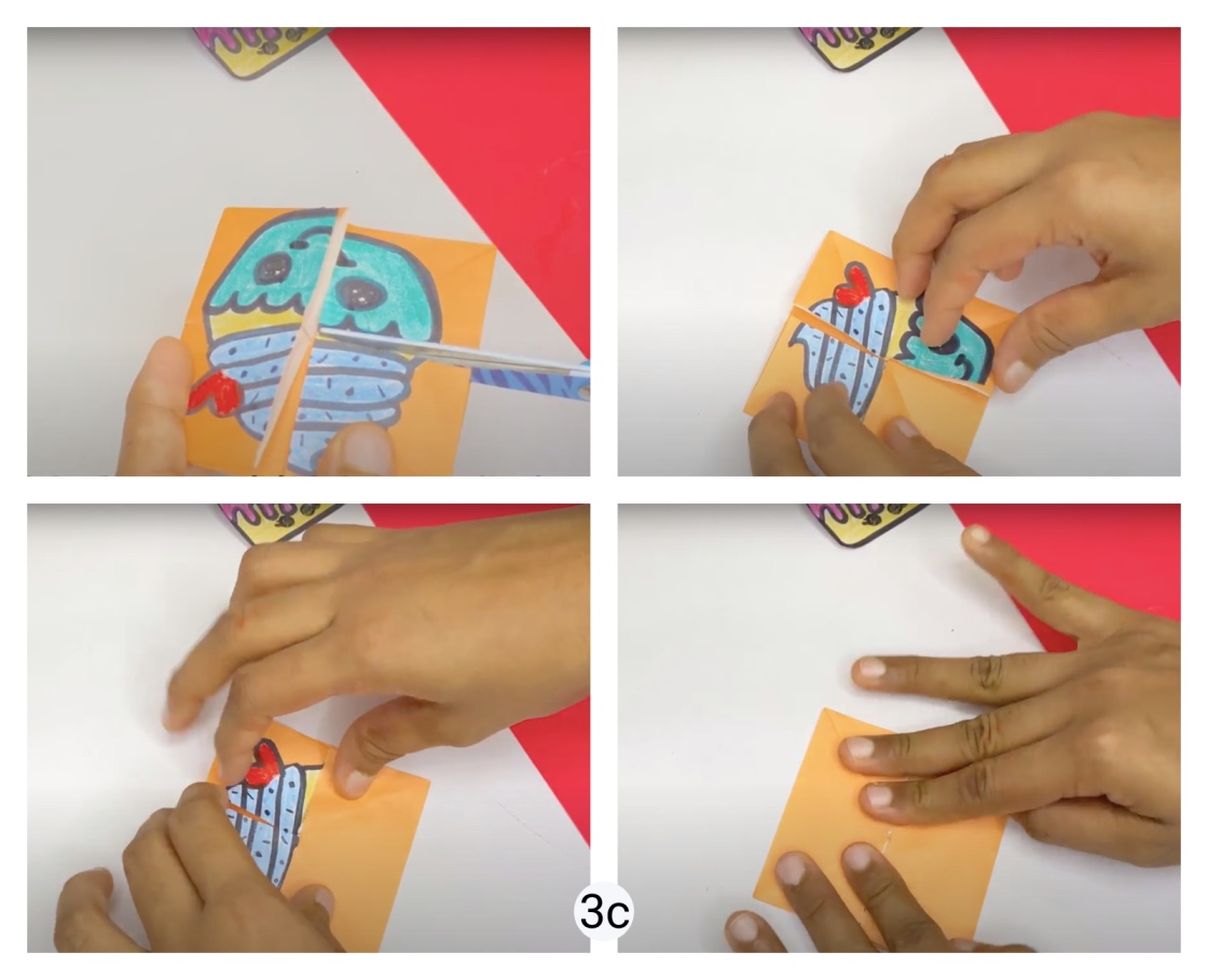 Easy Paper Puzzle Game for kids The Purple Yarn