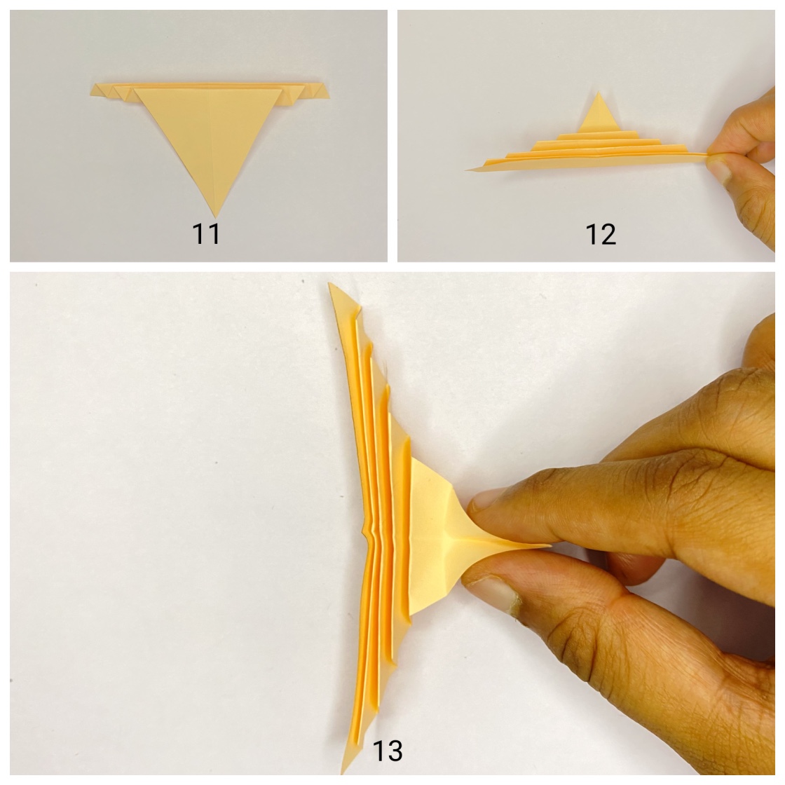 How to make paper leaves stepbystep The Purple Yarn