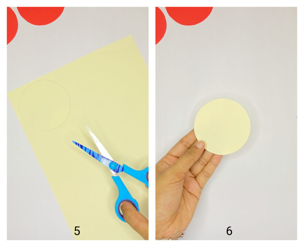 how to make paper apple step-by-step using construction paper