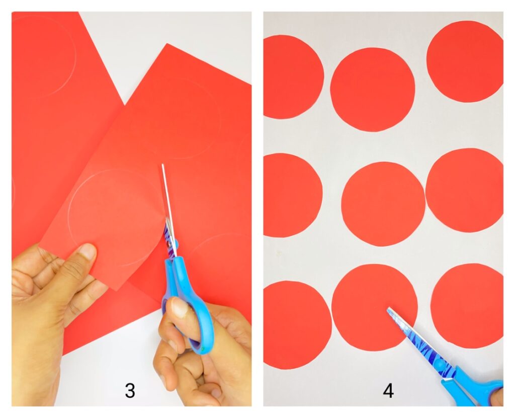 how to make paper apple step-by-step using construction paper