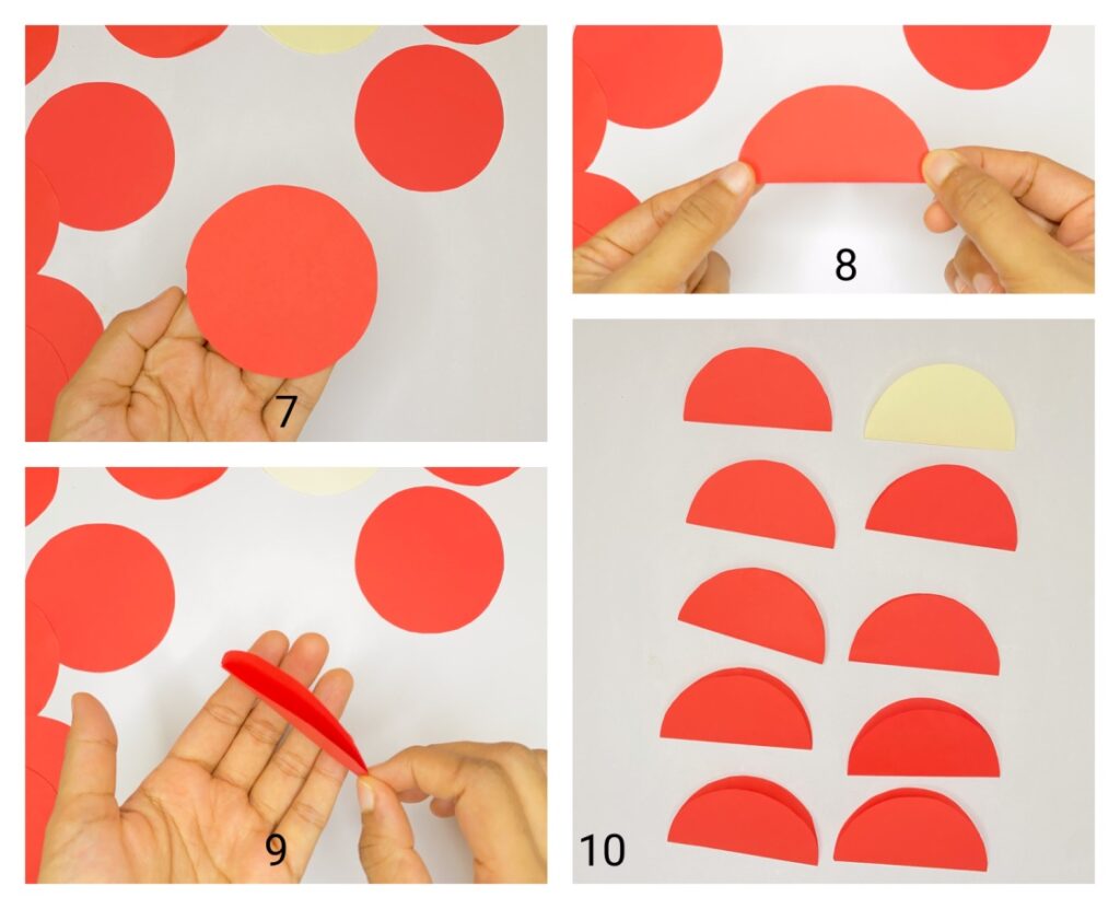 how to make paper apple step-by-step using construction paper