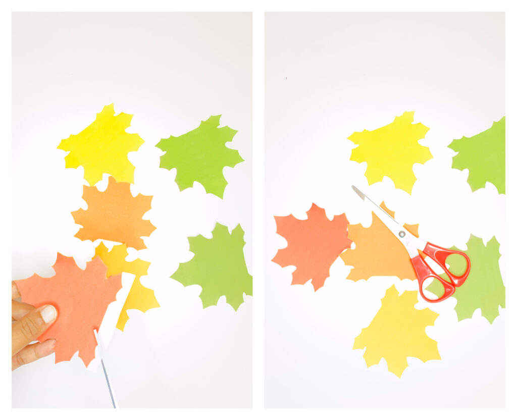 Easy fall leaf craft for kids