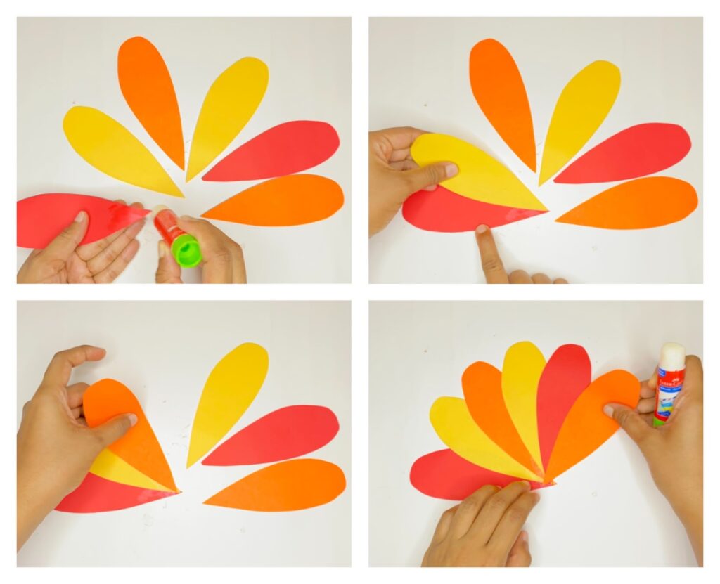 Thanksgiving paper cup turkey crafts for kids
