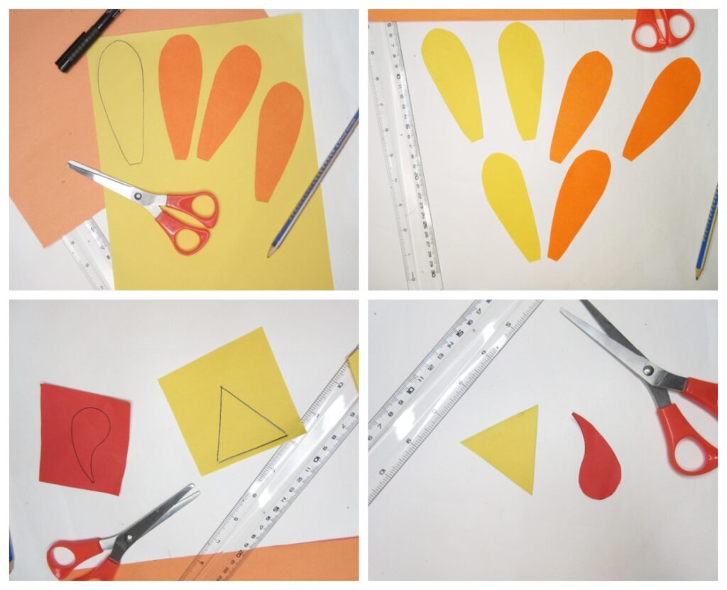 paper plate turkey craft - thanksgiving craft idea for kids