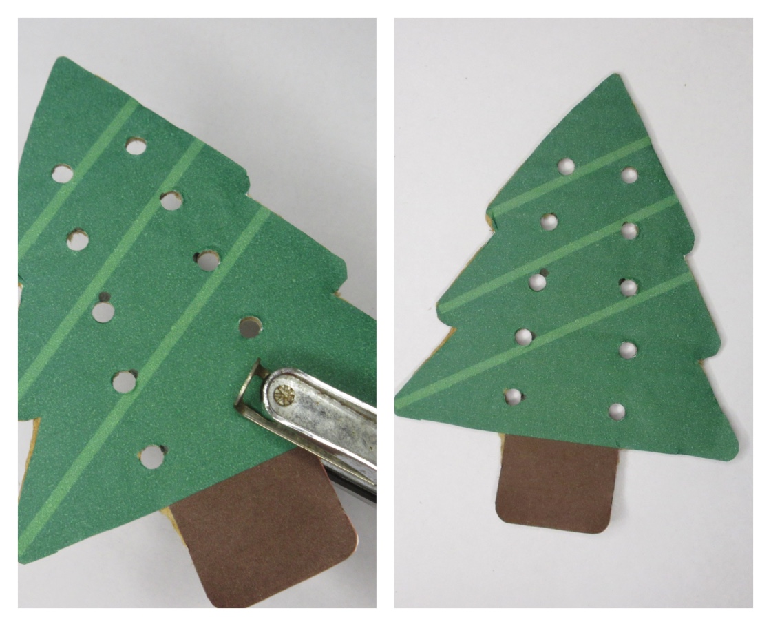 Cute christmas tree craft using cardboard (with free template) - The ...