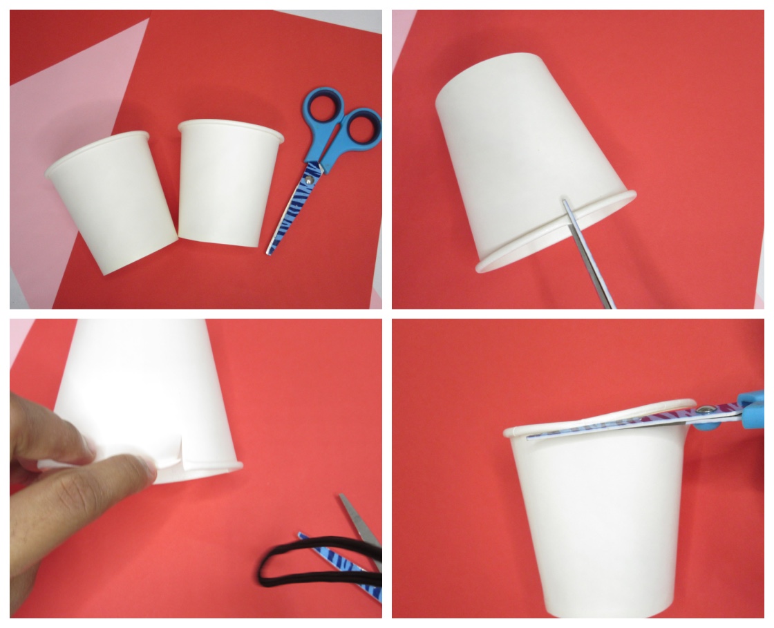 How to make easy paper cup flowers(step-by-step pictures) - The Purple Yarn