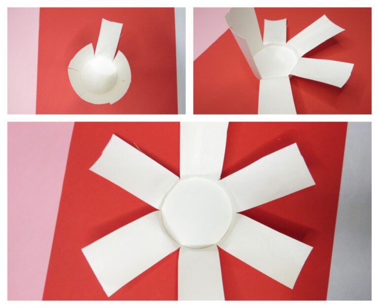 How to make easy paper cup flowers(step-by-step pictures) - The Purple Yarn