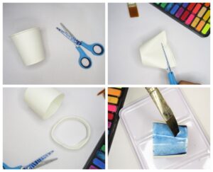 Easy Paper cup bird feeder craft for preschoolers - The Purple Yarn