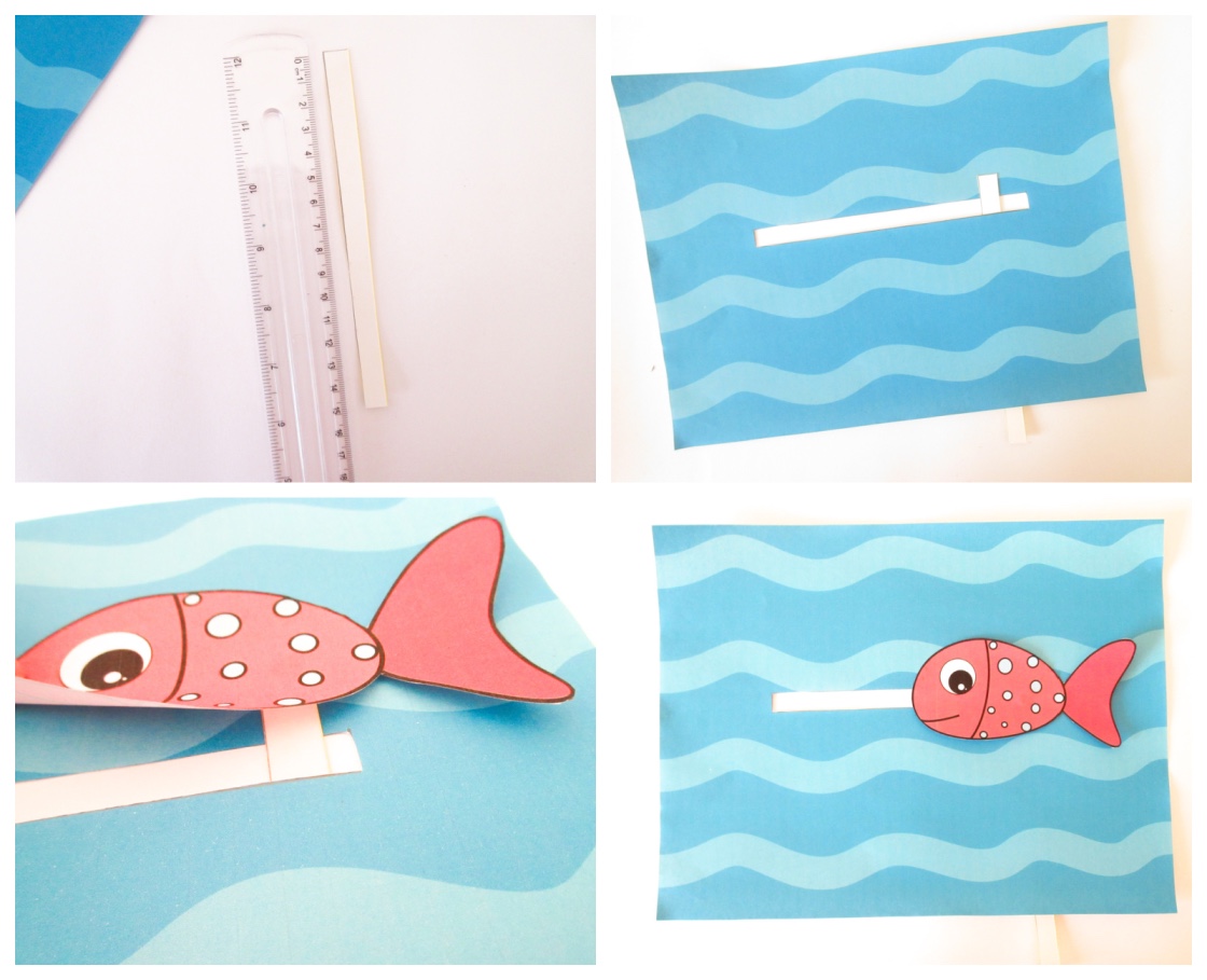 Easy Ocean craft idea for kids with free ocean template