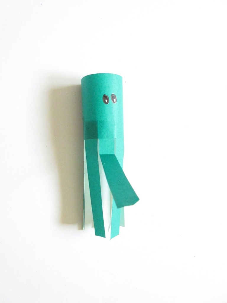 paper octopus arts and crafts for preschoolers