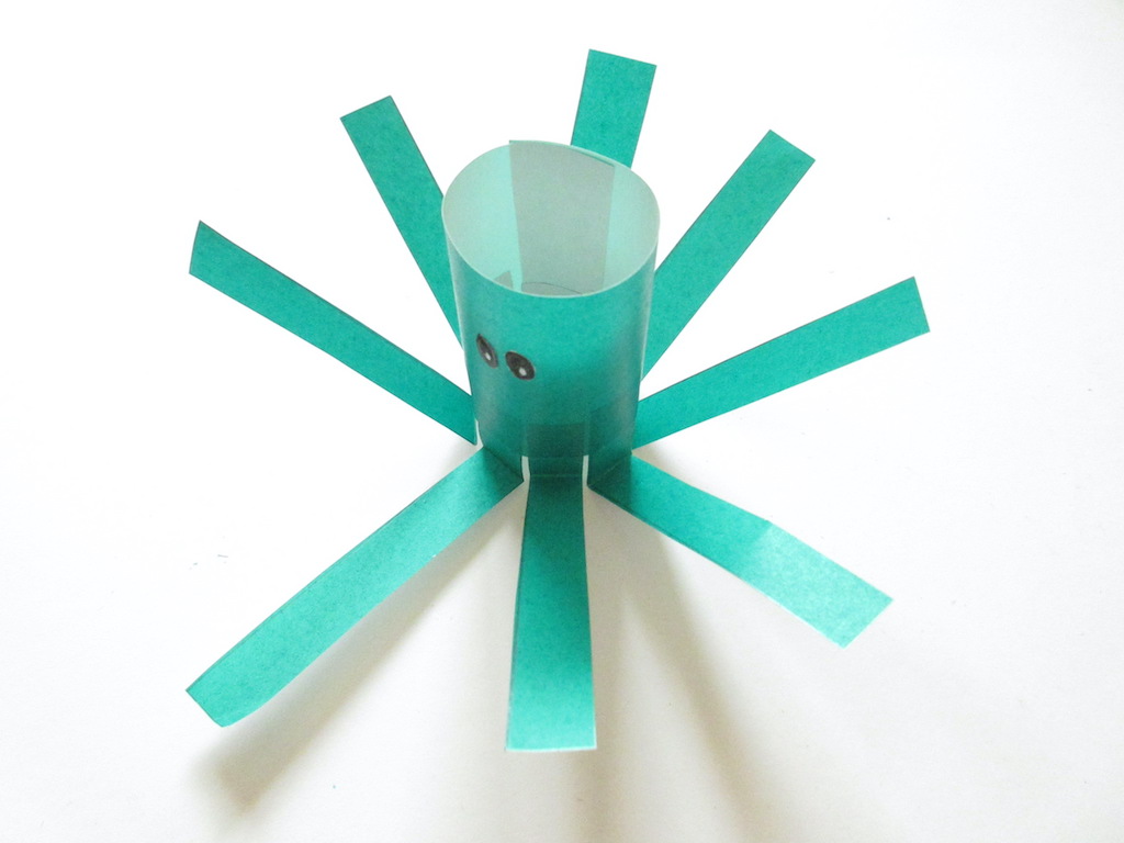 paper octopus arts and crafts for preschoolers