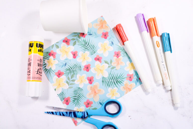 Paper Cup House Craft - The Purple Yarn