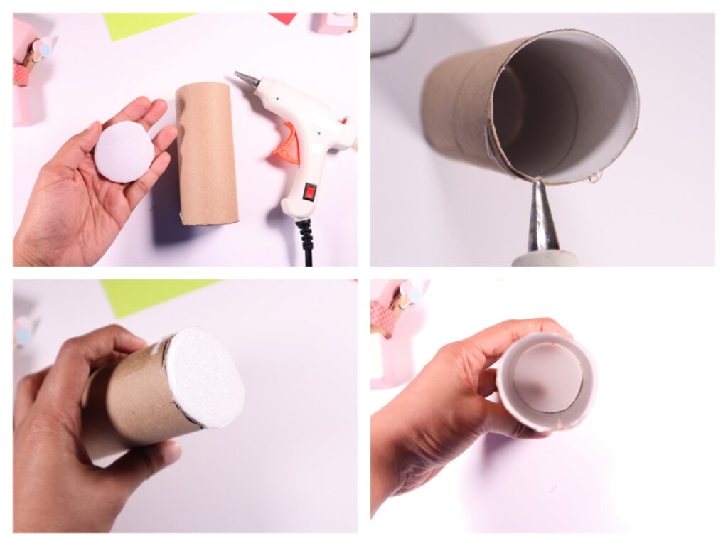 Back to school DIY pencil holder using toilet paper roll