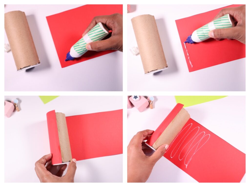 Back to school DIY pencil holder using toilet paper roll