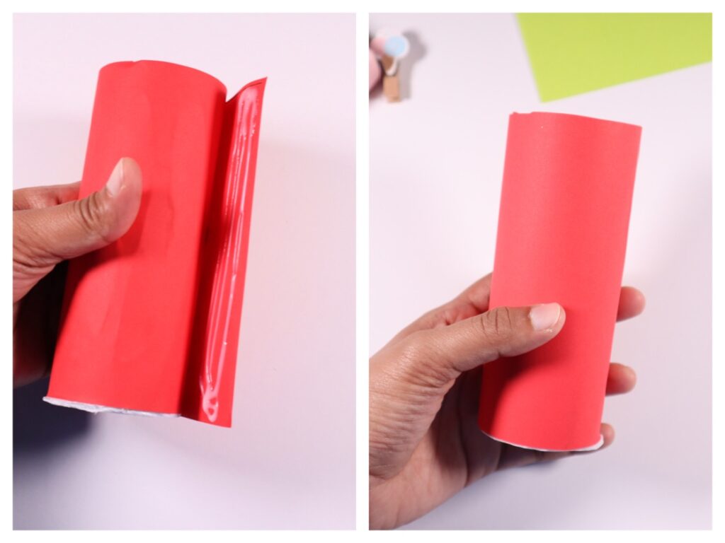 Back to school DIY pencil holder using toilet paper roll