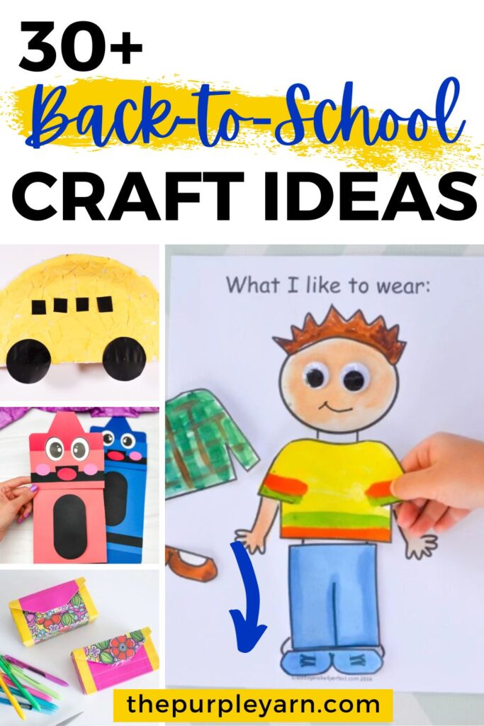 Are you looking for back-to-school craft ideas for kids? Here are 30+ back-to-school crafts for kids of ages from preschool to older kids. There is a selection of Back-to-school crafts to choose from like school bus crafts, apple crafts, printable crafts, pencil and crayon crafts, pencil holders, bookmarks and some general crafts to make kids excited for back-to-school season.