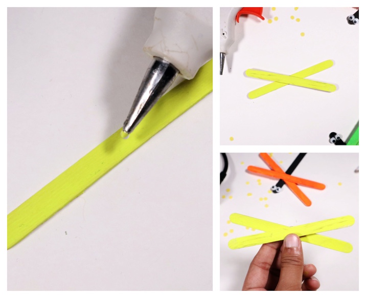 Easy dragonfly popsicle stick craft for preschoolers (step-by-step)