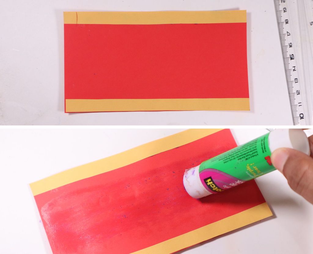 how to make a simple Chinese red paper lantern at home (step-by-step tutorial) - Chinese New Year craft for kids