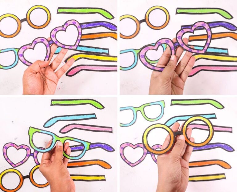 Printable sunglasses craft for kids (with free template) The Purple Yarn Printable sunglasses craft for kids (with free template) The Purple Yarn
