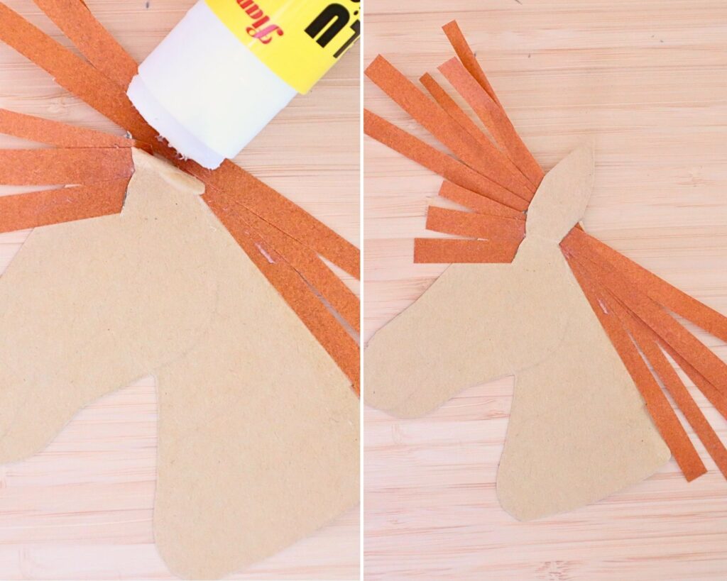 Popsicle stick horse puppet craft for kids(step-by-step tutorial)