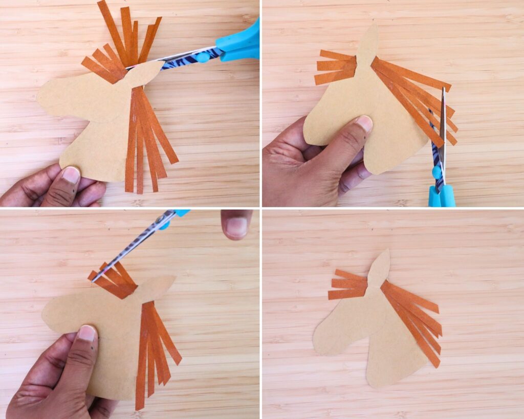 Popsicle stick horse puppet craft for kids(step-by-step tutorial)