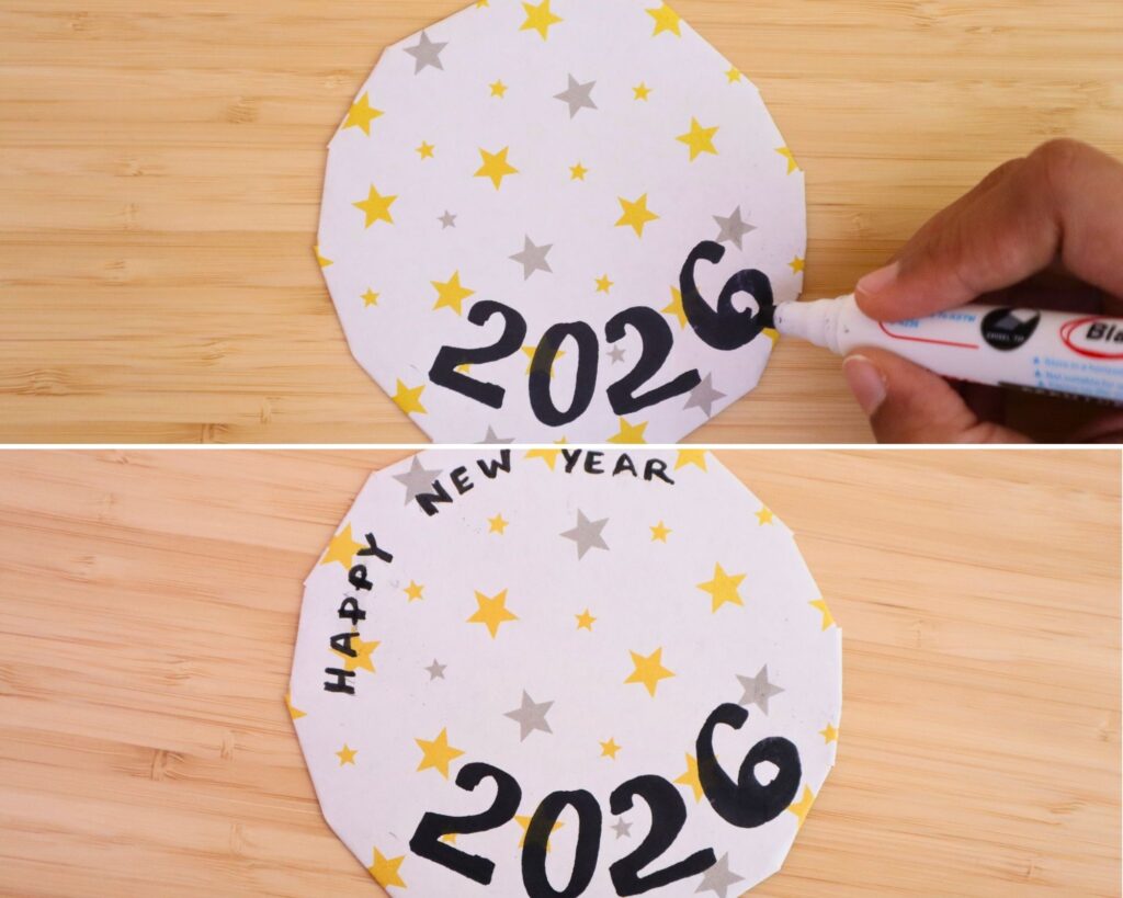 New Year Countdown craft for kids