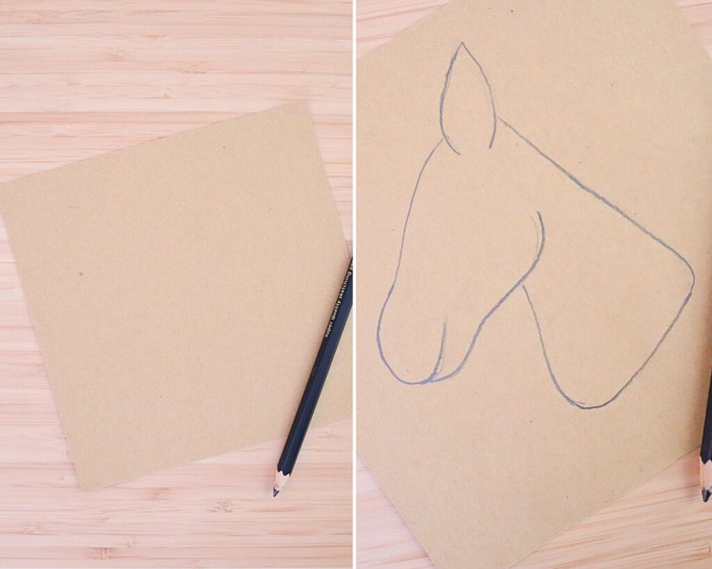 Popsicle stick horse puppet craft for kids(step-by-step tutorial)