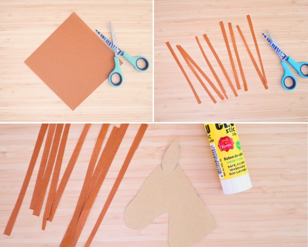 Popsicle stick horse puppet craft for kids(step-by-step tutorial)