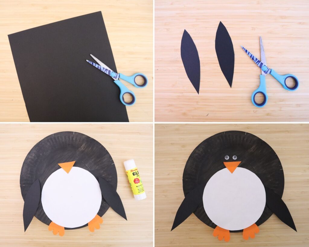 Paper Plate Penguin Craft (Easy Winter Craft for Kids)