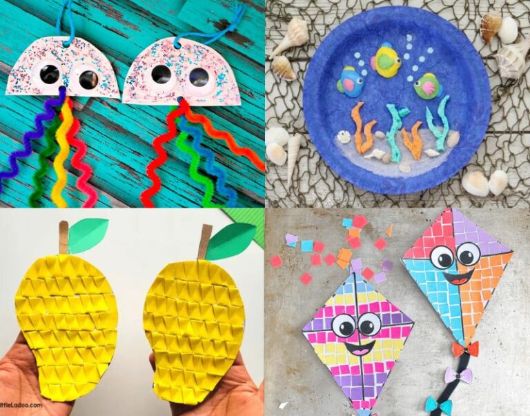 60 Summer Crafts for Kids That Will Keep Them Busy All Season Long
