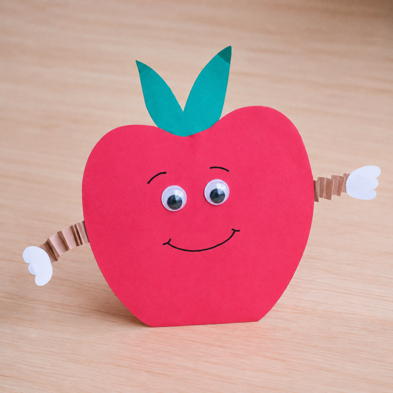 Rocking Apple craft for Kids