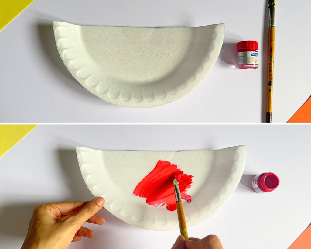 paper plate crab craft for kids