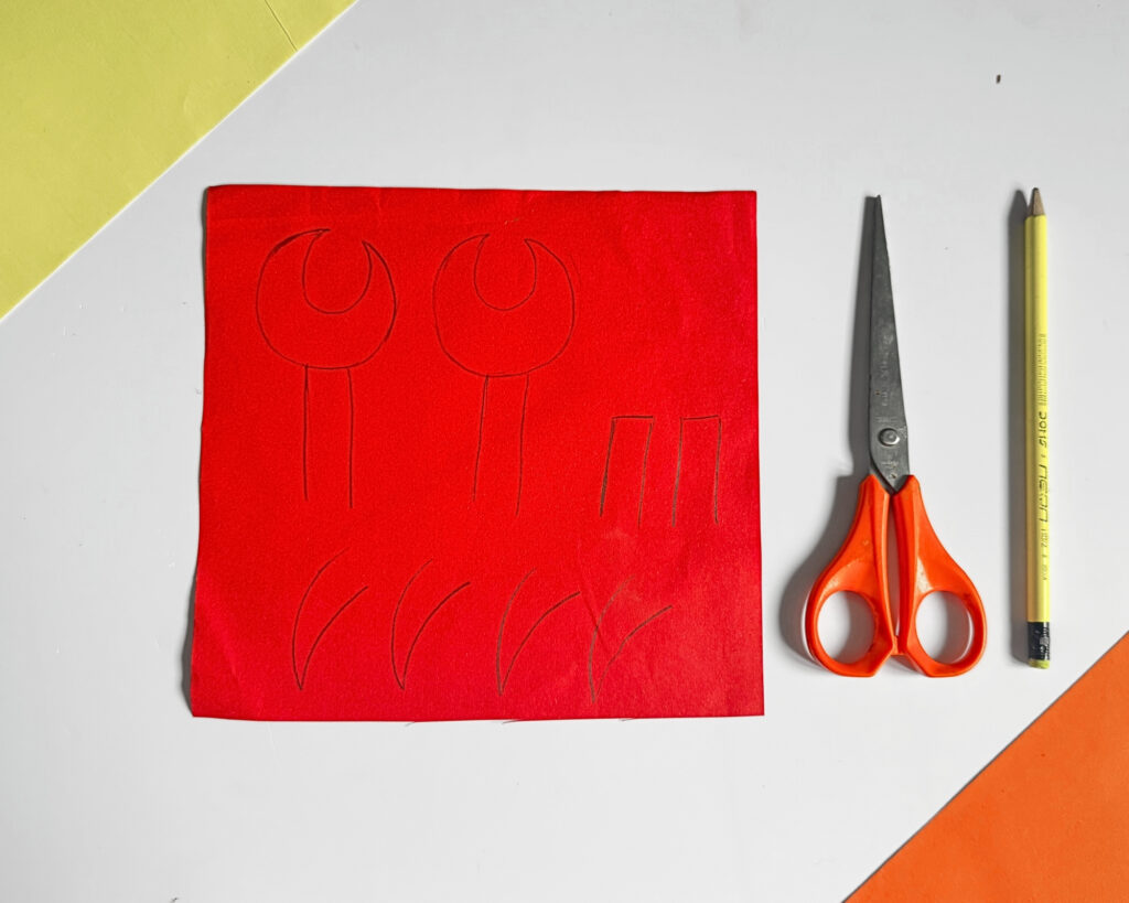 paper plate crab craft for kids