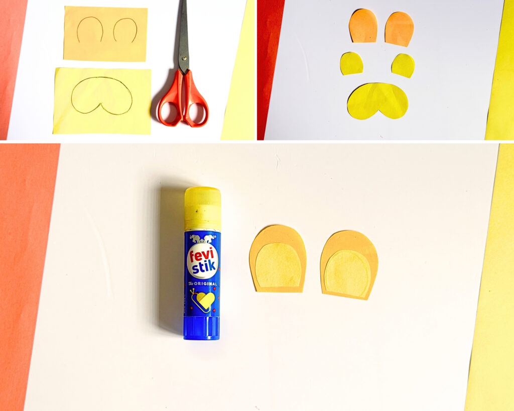 Paper plate lion craft for kids step by step