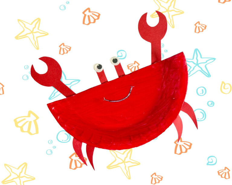 Paper Plate Crab Craft for Kids