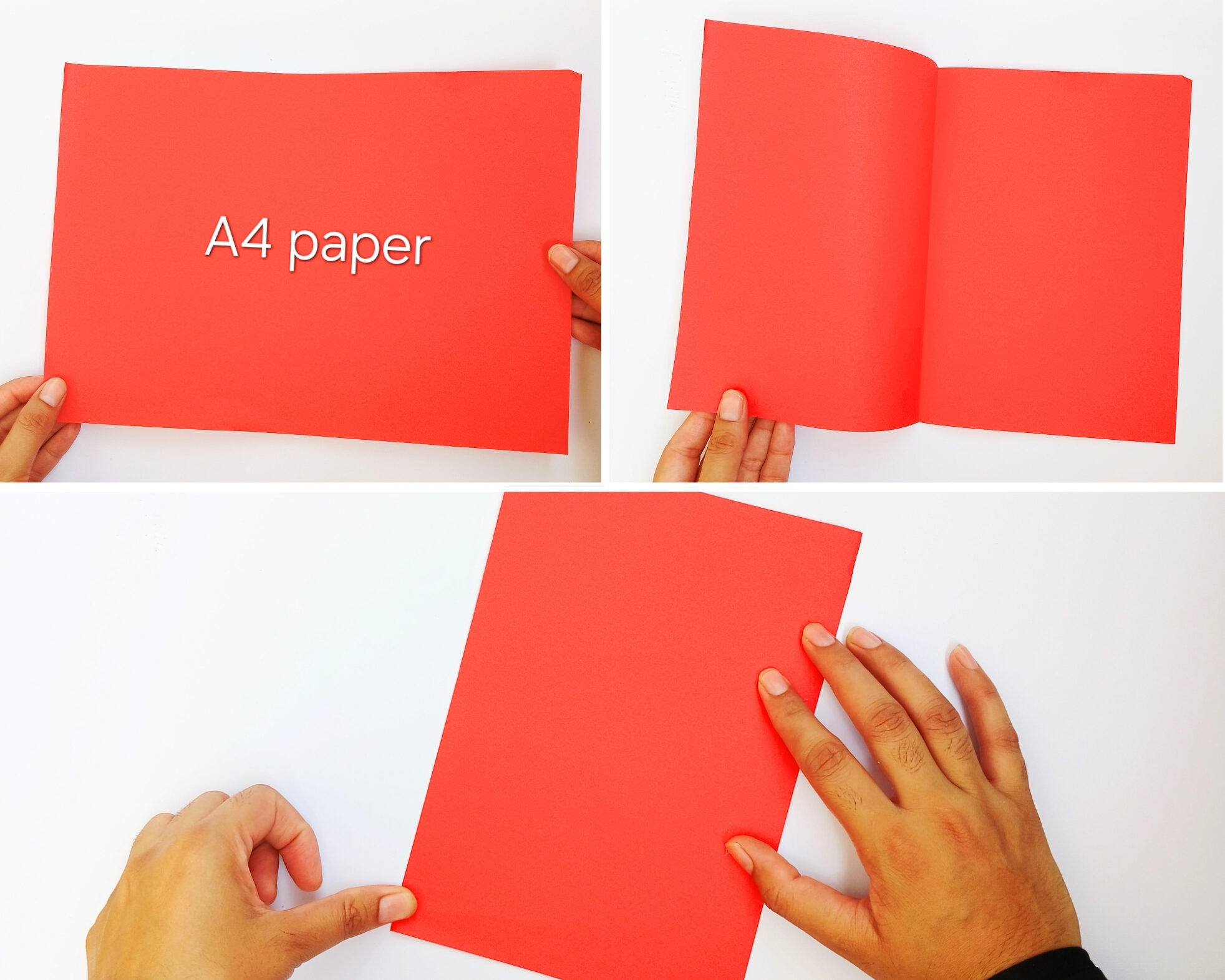 3D Christmas tree card craft for kids