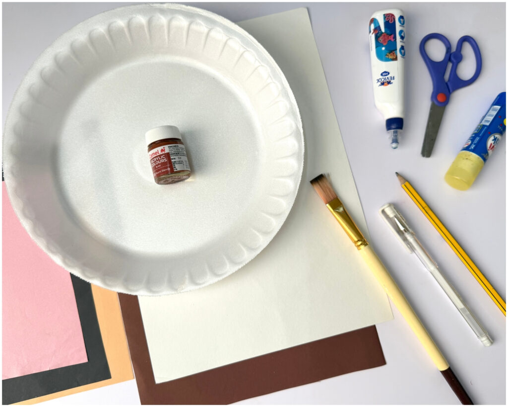 Paper Plate Reindeer Craft for Kids