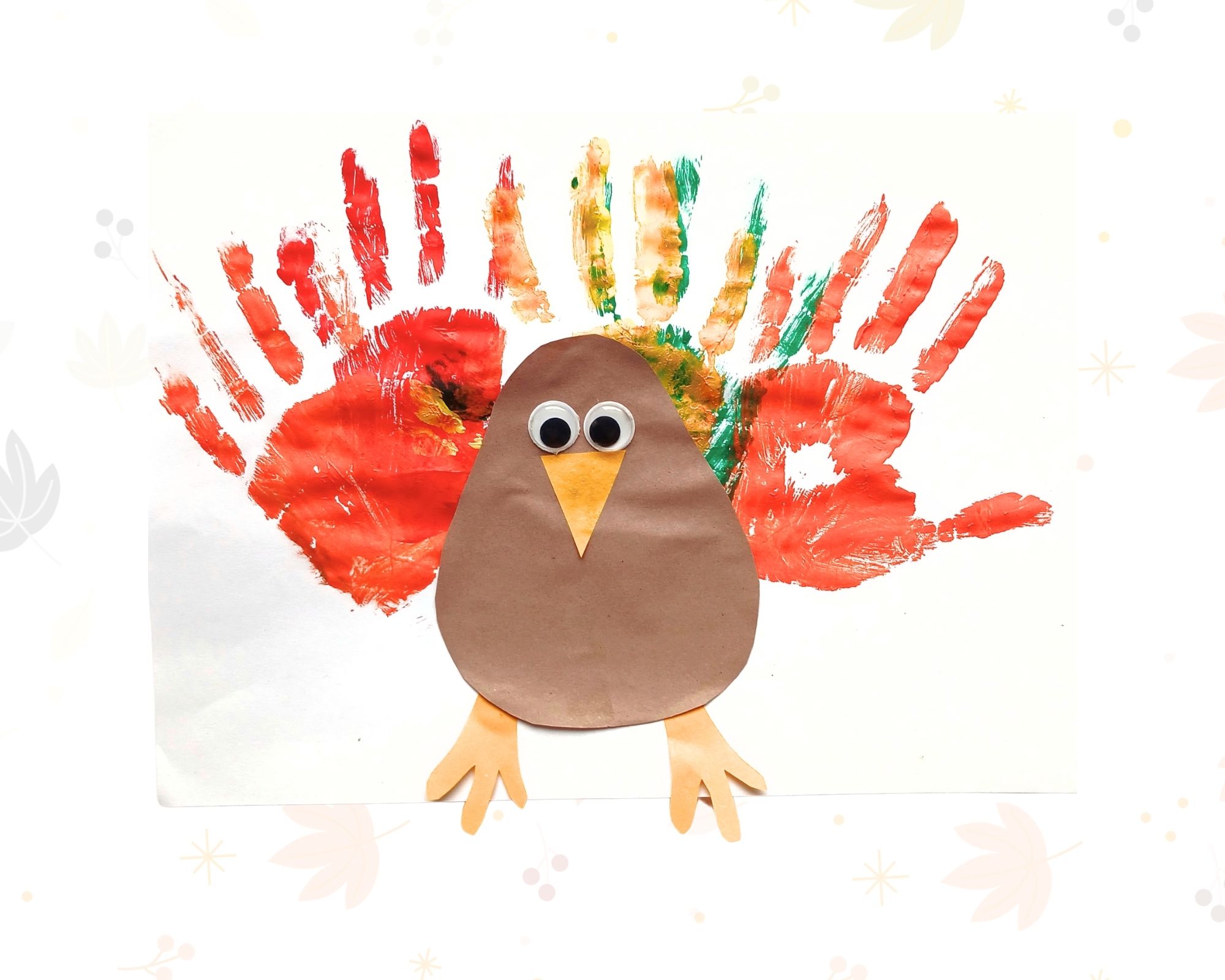 Turkey Handprint Craft for Kids
