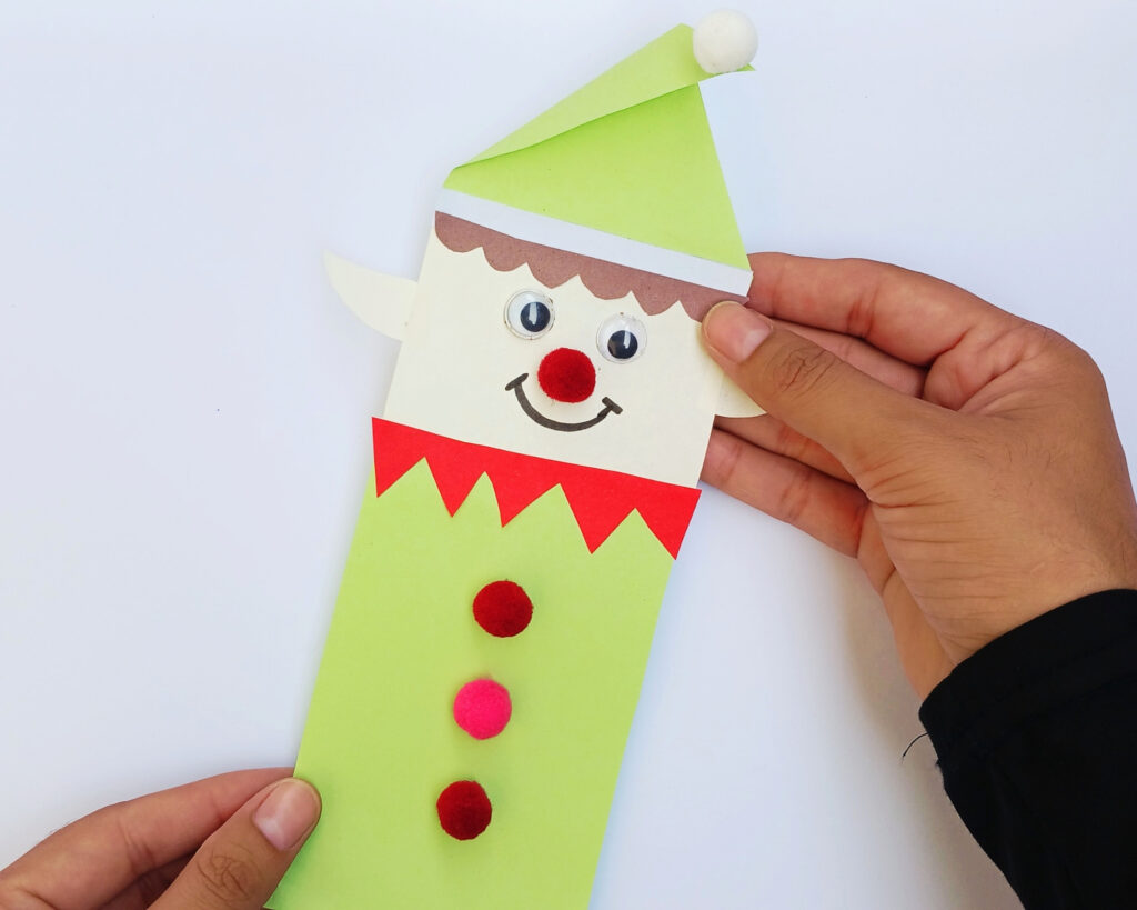 paper elf craft for kids