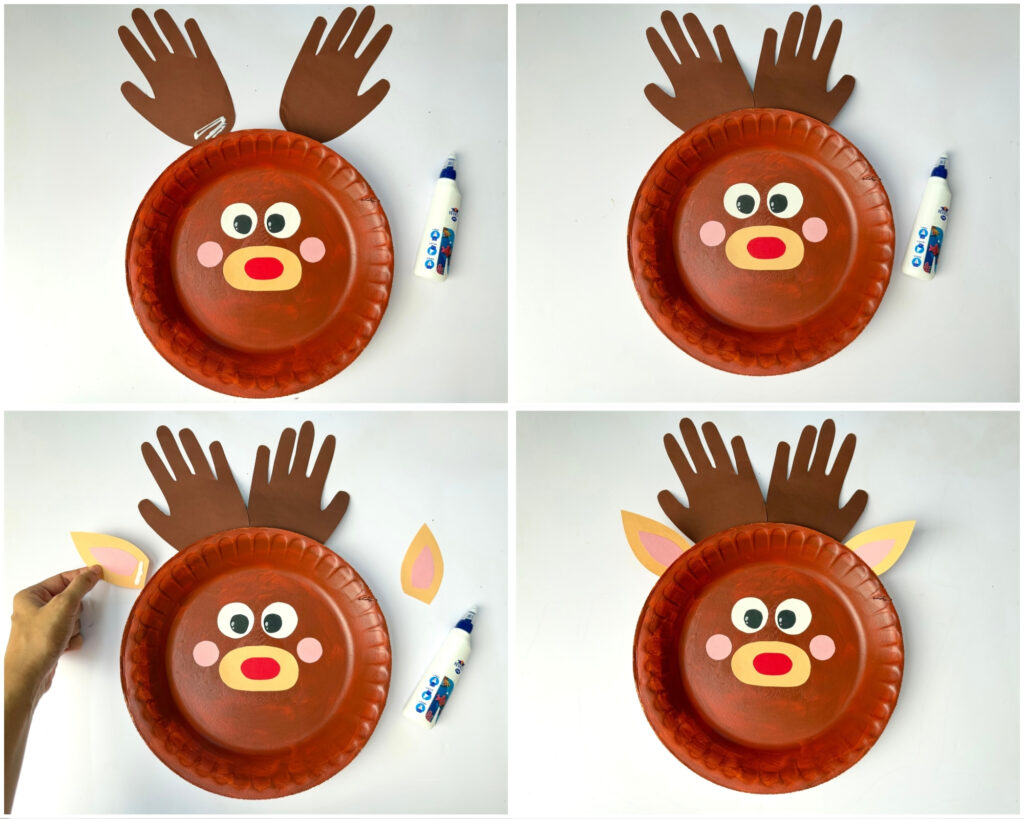 Paper Plate Reindeer Craft for Kids
