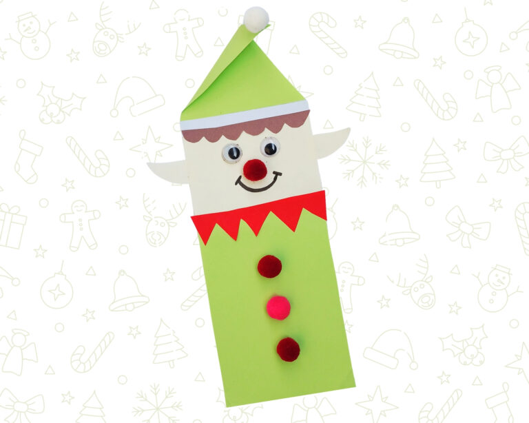 Paper Elf Craft for Kids