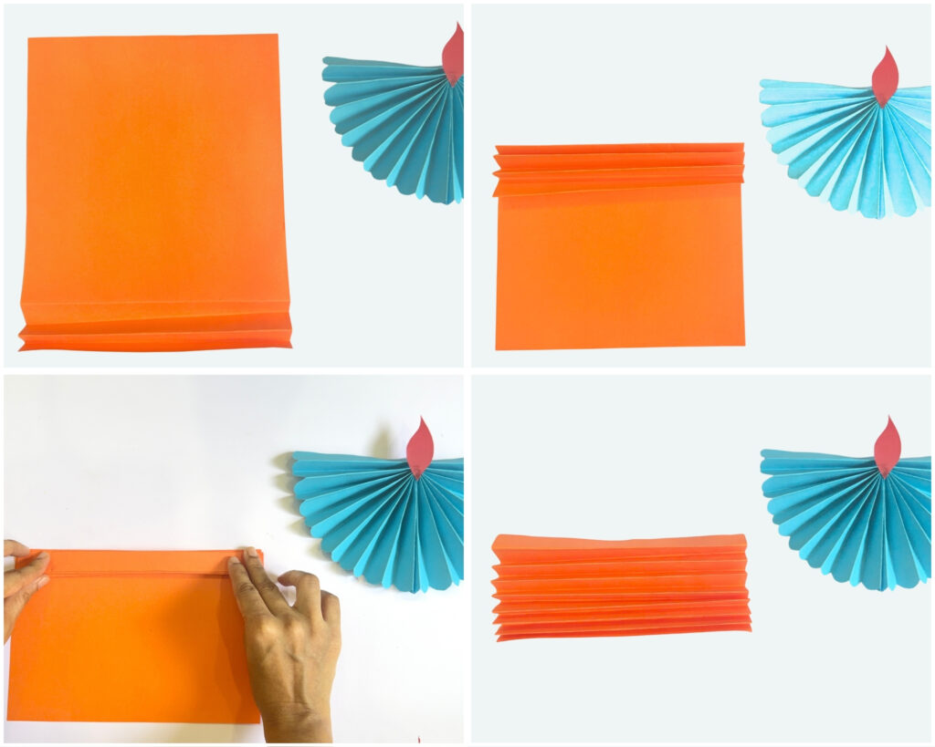 Diwali Paper Diya Craft for Kids