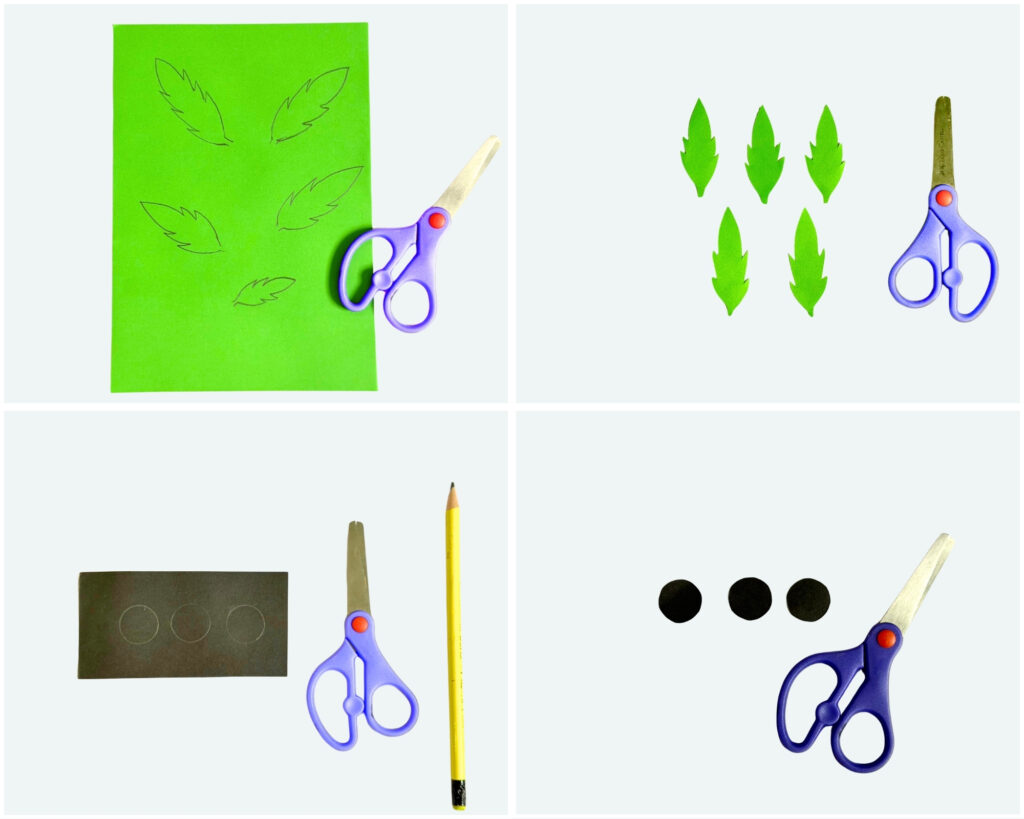 Popsicle stick poppy flower craft for kids