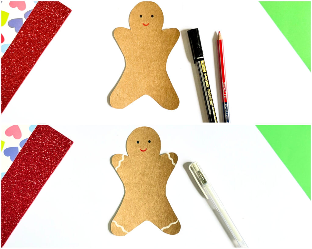 easy paper gingerbreadman craft for preschoolers